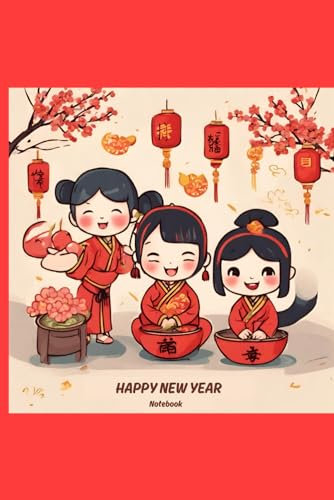 Chinese new year notebook: 120 pages lined planner
