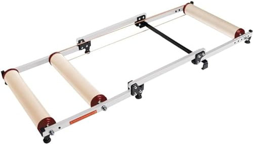 Verstellbare Aluminium-Fahrradrollen, Fahrradtrainer-Ständer, Faltbar, Indoor-Cycling-Fahrradrolle Mit Widerstand Für MTB-Rennrad-Übungen,Gold