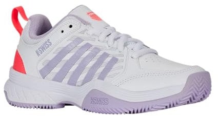 K-Swiss Damen Court Express 2 Tennis Shoe, WHT/ORCHIDPETAL/NBLAZE, 40 EU