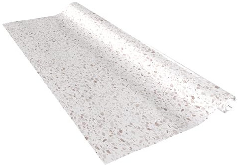 Vénilia Klebefolie Deco Standard, Terrazzo simple, 67,5 cm x 2 m, selbstklebende Möbelfolie, Dekofolie, Küchenfolie, Tapete, PVC ohne Phthalate, Made in EU