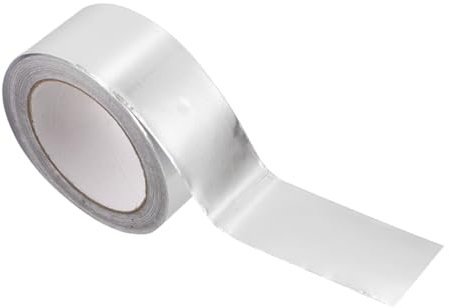 Angoily 1 Rolle Folienband Pipeline Reparaturband Wärmeband Isolierband DIY Versorgung Pipeline Versorgung Pipeline Zubehör Rohrdichtband Pipeline Dichtungsband Aluminiumfolie Silber