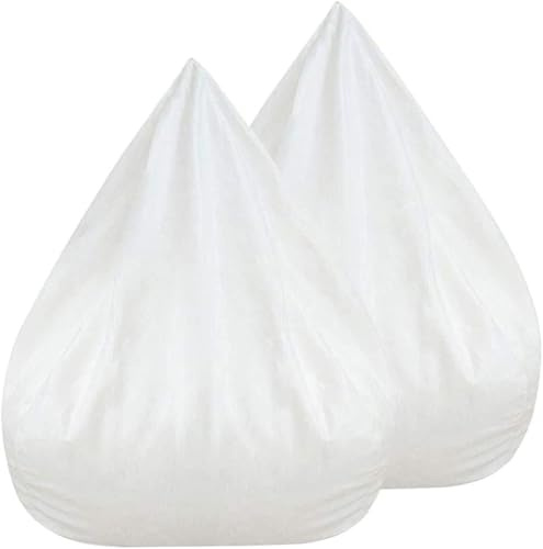 KTCINA Innenbezug für Sitzsack 100 x 120 cm Ultra Weich Bequem Stark Langlebig mit Reißverschluss Sitzsackbezug Einfache Reinigung Ohne Füllung Sitzsack Keine Füllung für DIY Lazy Bag (2Pcs)
