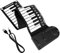 OFFSCH Hand Rolled Electronic Piano 49 Keys Portable Piano Keyboard for Boys and Girls Beginners 6 Demo Songs and Recording Feature