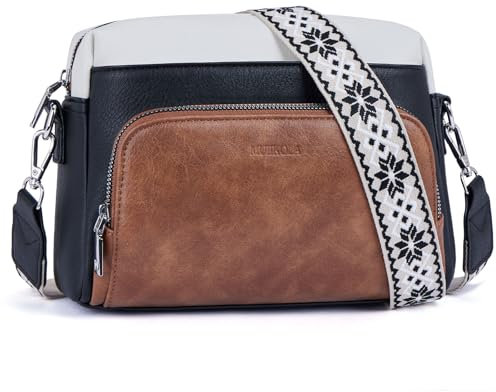 MUIIKOLA Cross Body Bag Women,Crossbody Bags For Women,PU Leather Phone Bags Card Holder Purse and Shoulder Bag,with Adjustable Strap