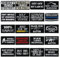 20 Stück BüGelflicken, Patches zum Aufbügeln, Flicken zum Aufbügeln, Bestickte Aufnäher, Bügel Patches Band Patch, Patch Personalisiert Aufnäher für Jacken, Jeans, Hosen, RucksäCke, Kleidung