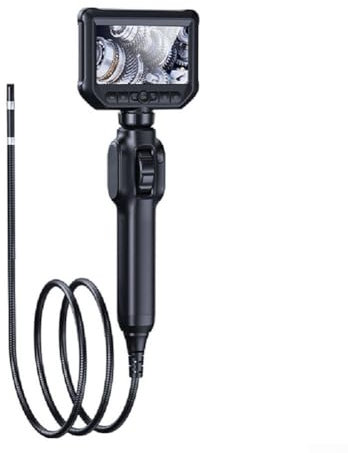 HOHOVYVY Handheld Microscope S43 for Pipes, 8.5 mm Camera, 360° Rotation, 2MP HD, IP67, 4.3 Inch IPS Display (2M)