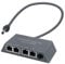 4 Ports Ethernet Adapterfor Starlink Gen 3 / Starlink Mini, Multi Ports Ethernet Adapter for Wired External Network