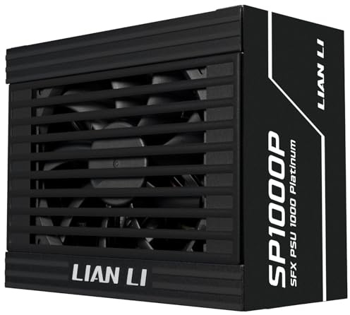 Lian Li SP1000P SFX Netzteil – 1000W Schwarz | 80 Plus Platinum Effizienz, vollmodular, ATX 3.1 & PCIe 5.1, kompakt & leise, ideal für High-End Gaming