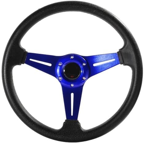 Rennlenkrad 350 Mm 14 Zoll Sportlenkrad Universal(BLAU)