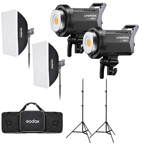 GODOX Kit Duo Torche LED LA150Bi Bi-Color
