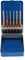 GEDORE Splinttreiber-Satz inkl. Metallklappkassette, 6-teilig, Stahl/Lackierung, Silber/Blau, Ø: 3-8 mm