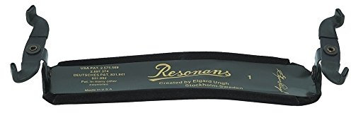 Resonans Schulterstütze Violine 4/4 Mittel, samtüberzogene gepolsterte Brücke