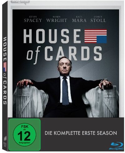 House of Cards, 4 Blu-rays: Staffel.1.USA