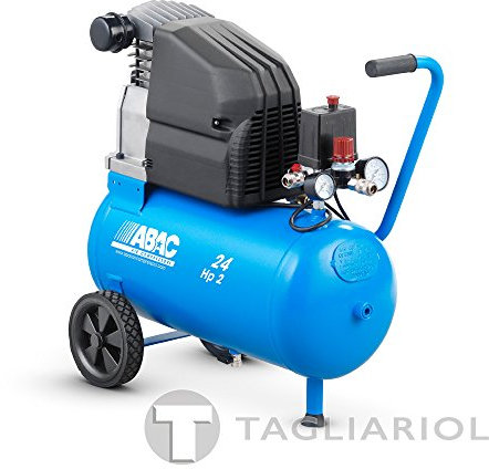 ABAC COMPRESSORE POLE POSITION L20P SERBATOIO 24L MOTORE 2HP ARIA COMPRESSA