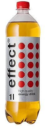 effect CLASSIC Energy Drink - 1 x 1,0l PET Flasche - Koffeinhaltiger Energie Drink mit dem klassischen effect Geschmack - Jetzt auch in der 1l Flasche perfekt geeignet zum mischen von Longdrinks