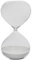 Nicola Spring 30-Minute Sand Timer Hourglass - Clear Glass Decorative Kitchen Countdown Clock with White Sand - Timer for Cooking, Baking, Office Timing