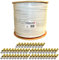 Premium X 500m BASIC Koaxialkabel 135dB 4-fach SAT Antennenkabel Koax-Kabel RG-6 Class A SAT-Kabel 100x F-Stecker