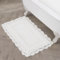 Laura Ashley Crochet Cotton Badvorleger, 24 x 40 cm, Cremeweiß