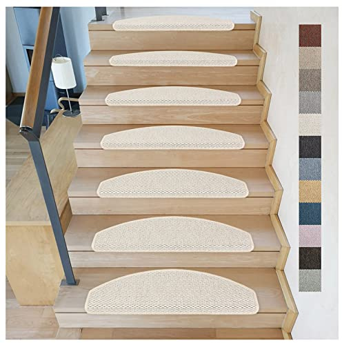 Kettelservice-Metzker Stufenmatten Göteborg Halbrund I in verschiedenen Setvarianten I 65x24x4cm I Hellbeige 28 Stück