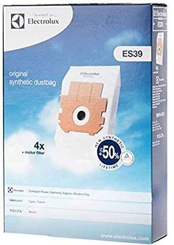 Electrolux - 4 Staubsaugerbeutel MicroFibre Electrolux – Referenznummer: ES39 (+ 1 Motorfilter)