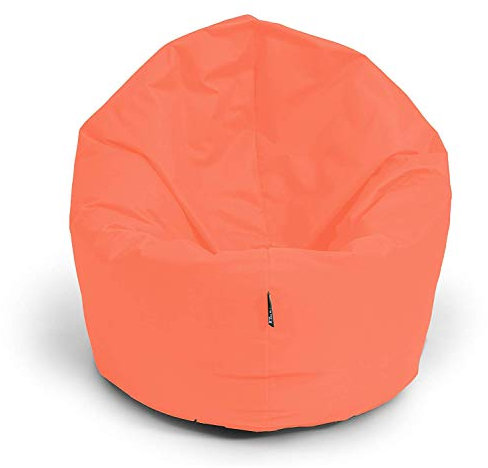 BuBiBag Sitzsack L - XXL 2 in 1 mit Füllung Sitzkissen Topfenform Bodenkissen Kissen Sessel BeanBag (125 cm Durchmesser, Sunflower)