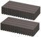 Laneetal Suelo Exterior Jardín Baldosa de Composite para Terraza Pack 12 Piezas de Suelo Vinilico Colocación Fácil para Patio Piscina Balcón, 30x60 cm, Gris Claro