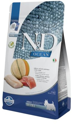 N&D Ocean Dog Salmon, COD and Cantaloupe Melon Adult MINI 800 GR