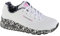 Skechers Jgoldcrown UNO Loving Love Damen-Sneaker, Weiß-Schwarz, 35.5 EU