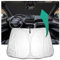 YEE PIN Compatible con Peugeot 5008 SUV 2017 – 2022, parasol plegable para coche, protección contra rayos UV y polvo
