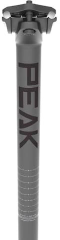 Reggisella 31,6x400mm MUD Peak Finitura Polish on Black