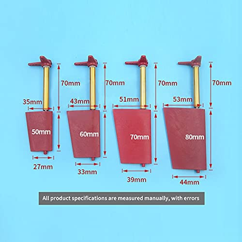 SHENNA Full Immersion Ruder Boat Model Plus Size Ruder Fiber Nylon Kipphebel mit 50 mm / 60 mm / 70 mm / 80 mm drehbarem Ruderstück (Color : 80mm)