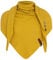 KNIT FACTORY - Lola Dreieckstuch - Fein Gestrickter Damen Schal - Tuch Schal - Für Frühling und Sommer - Baumwollmix - Mango - 190x85 cm