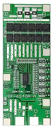 Oikabio 24 V 6S 40 A 18650 Lithium-Batterie Solar-Schutz-Beleuchtungspanel PCB mit Balance von Scooter Ebike