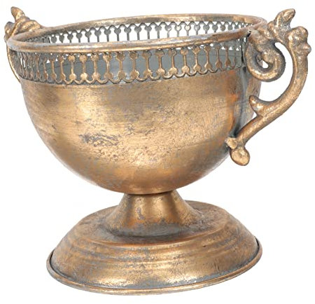 ifundom Dekorative Vase Metall-blumenvase Vintage-Stil Heimdekoration Blumenarrangement-vase