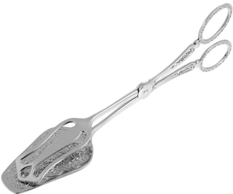 Garneck 1pc Bread Clip Bread Tong Utility Tongs Retro Salad Tong Snack Tong Salad Utensils for Serving Stainless Steel Skillet Stainless Frying Pan Sugar Tong Food Tongs Vintage Zinc Alloy