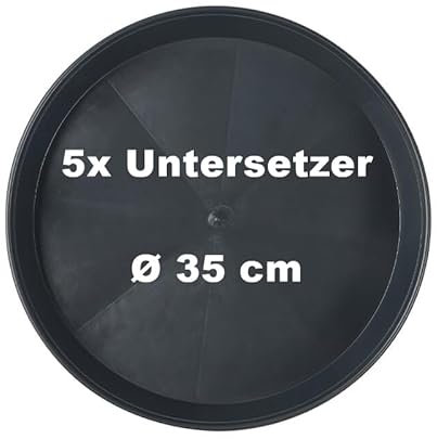 samenfritze 5X Untersetzer Ø 35 cm