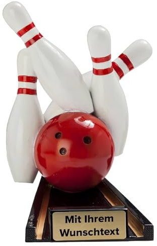 Trophäe Bowling 3er Serie 39494 14,5 cm