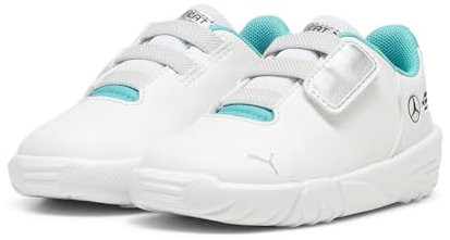 PUMA Kinder Mercedes-AMG Petronas F1® Drift Cat Decima 2.0 Sneakers Klein 22 White Sheen Green ┃Motorsport-Sneakers in Regular Fit Unisex Kleinkinder