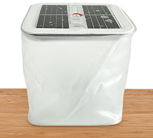 Linterna inflable para camping, luz de tienda de campaña, funciona con energía solar, linterna solar inflable para exteriores, plegable e inflable, luz solar LED para camping, ahorro de energía