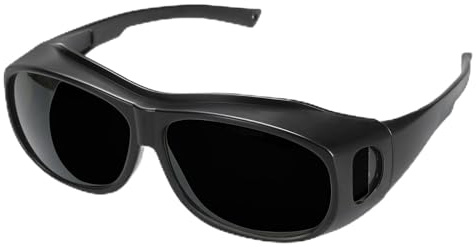 sourcing map Welding Safety Glasses IR Shade 9 PPE Protective Glasses Light-Proof Anti-Scratch Wrap-Around Lens Lightweight CE Certified Protective Welding Eyewear for Men Women Eye Protection