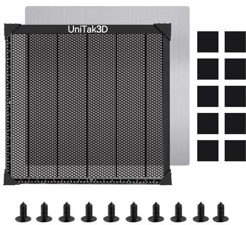 UniTak3D Nido de Abeja Láser Cama 500x500mm Compatible with XTool D1/D1 Pro/S9/S10/S30 Pro/RAY5 Engraver Honeycomb Láser o Máquina de Grabado Láser Placa de Aluminio Working Area 460x460mm
