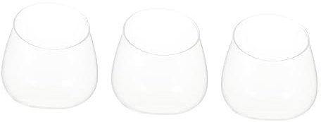 GREENADSCAPE 3piezas Adorno De Botella De Vidrio Paisaje Botella Ecológica Decoración De Mesa