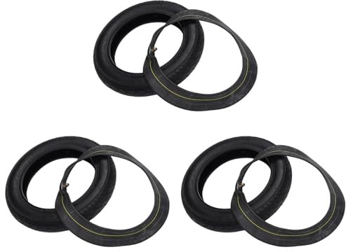 Yuandei Lot de 3 pneus de voiture à batterie 57-203 pour fauteuil roulant électrique intérieur et extérieur 62-203