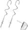 2 Pz Ganci per Impastare con Frullatore a Immersione, Ganci per Impastare in Acciaio Inossidabile Ganci per Pane Accessori per Frullatore a Immersione Compatibili con KHM 5KSM KSM KSMO KSMH