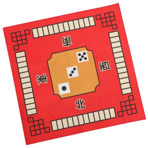 TOBBOMEY Mahjong Mat rutschfeste Tischdecke Mikrofaser Geräuschreduzierende Spielmatte Für Mahjong Und Kartenspiele Platzsparend Und Langlebig