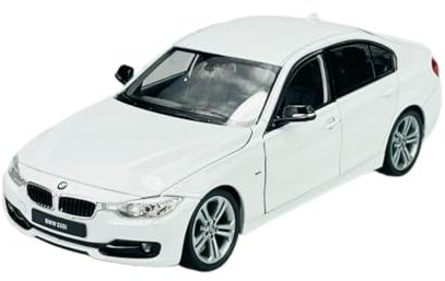 Welly Modell Auto Kompatibel mit BMW 3er F30 335i Limousine Weiss 2011-2019 1/24 1:24 Metall Modell Auto Die Cast Neu im Kasten