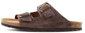 camel active Herren Sandalen aus Rindsleder Dunkelbraun, menswear-47