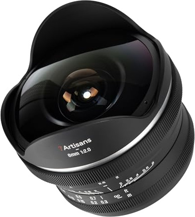 7artisans 6 mm F2.0 Fischaugenobjektiv für Sony A7 A7III A7RIV A6500 A6000 A5000
