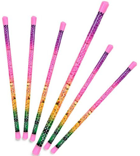 Baguette magique avec étoiles et Glitter