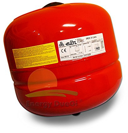 Elbi Vase poumon expansion chauffage 24 litres à membrane fixe